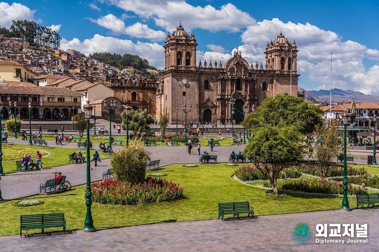 Panoramic View of Cusco Main Square