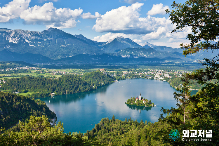 A beautiful scenery in Slovenia