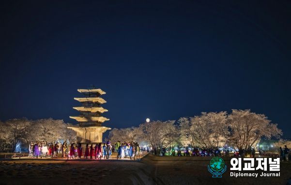 해외관광객 3000만시대 대비 익산시문화재 야행 왕궁리 오층석탑