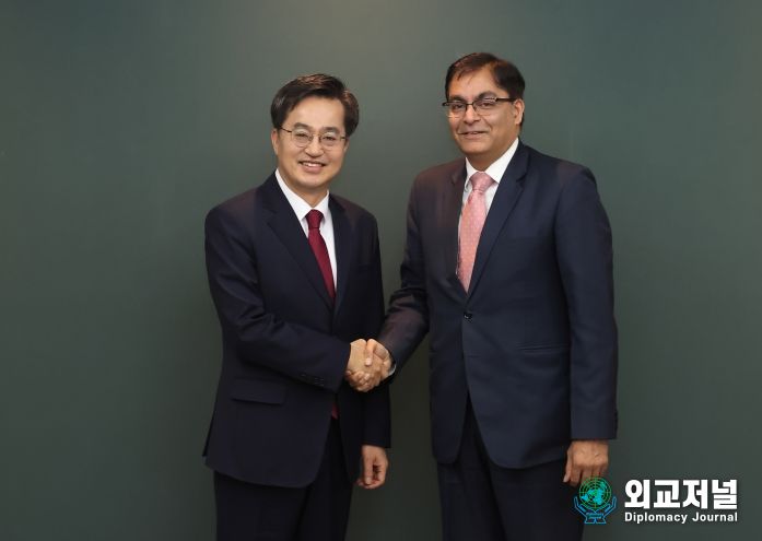 김동연 경기도지사, 주한 인도 대사 면담