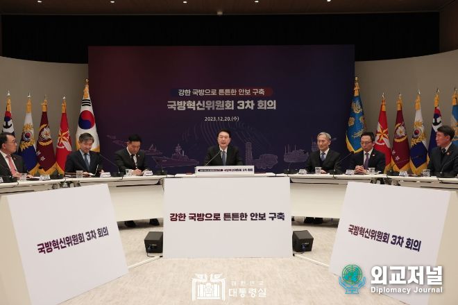 12월 20일 윤석열 대통령은 국방혁신위원회 3차 회의를 주재했다.