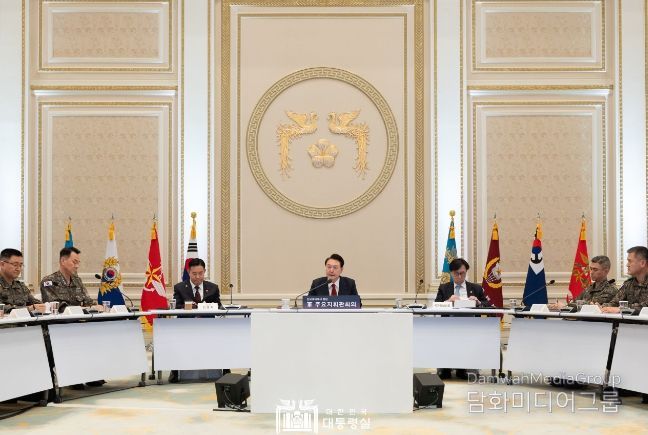 1월 31일 윤석열 대통령은 영빈관에서 군 주요지휘관회의를 직접 주재했다.